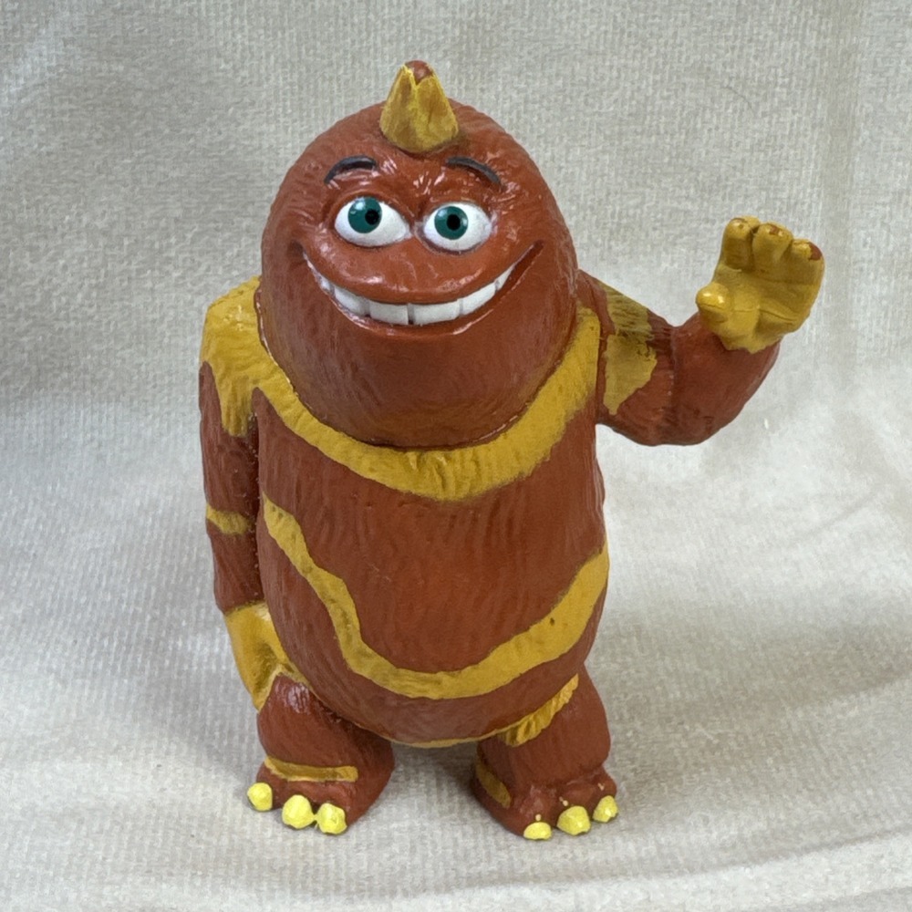 George Sanderson 3.5" PVC Toy Figure Disney Pixar Monsters Inc Cake Topper Scare